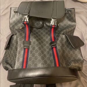 Gucci Men’s GG Black Backpack